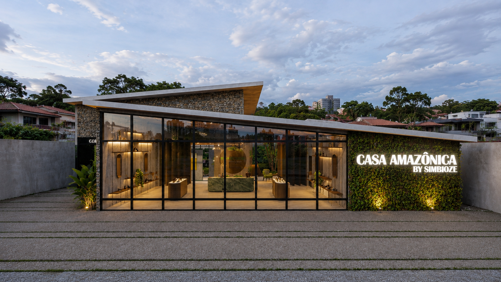Casa Amazônica — comercial de 500 m² em Manaus · AM por Micaella Costa Arquitetura